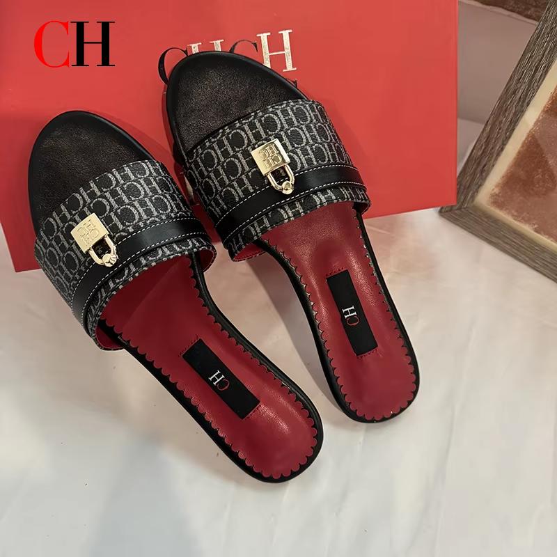 Women Shoes Size 7 - CH Tragbare Strandpantoffeln für Damen, flach,