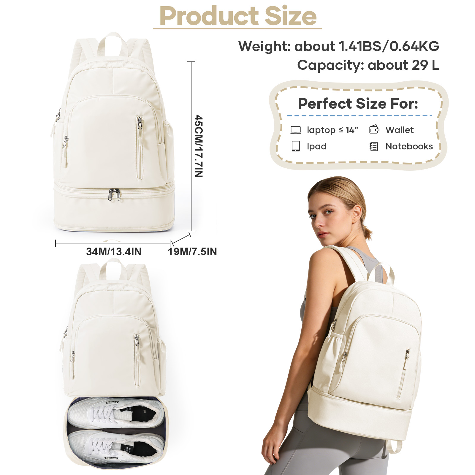 Fitness-Rucksack für Damen, Wa – Women'S Shoes Volleyball Bewertung und Preis