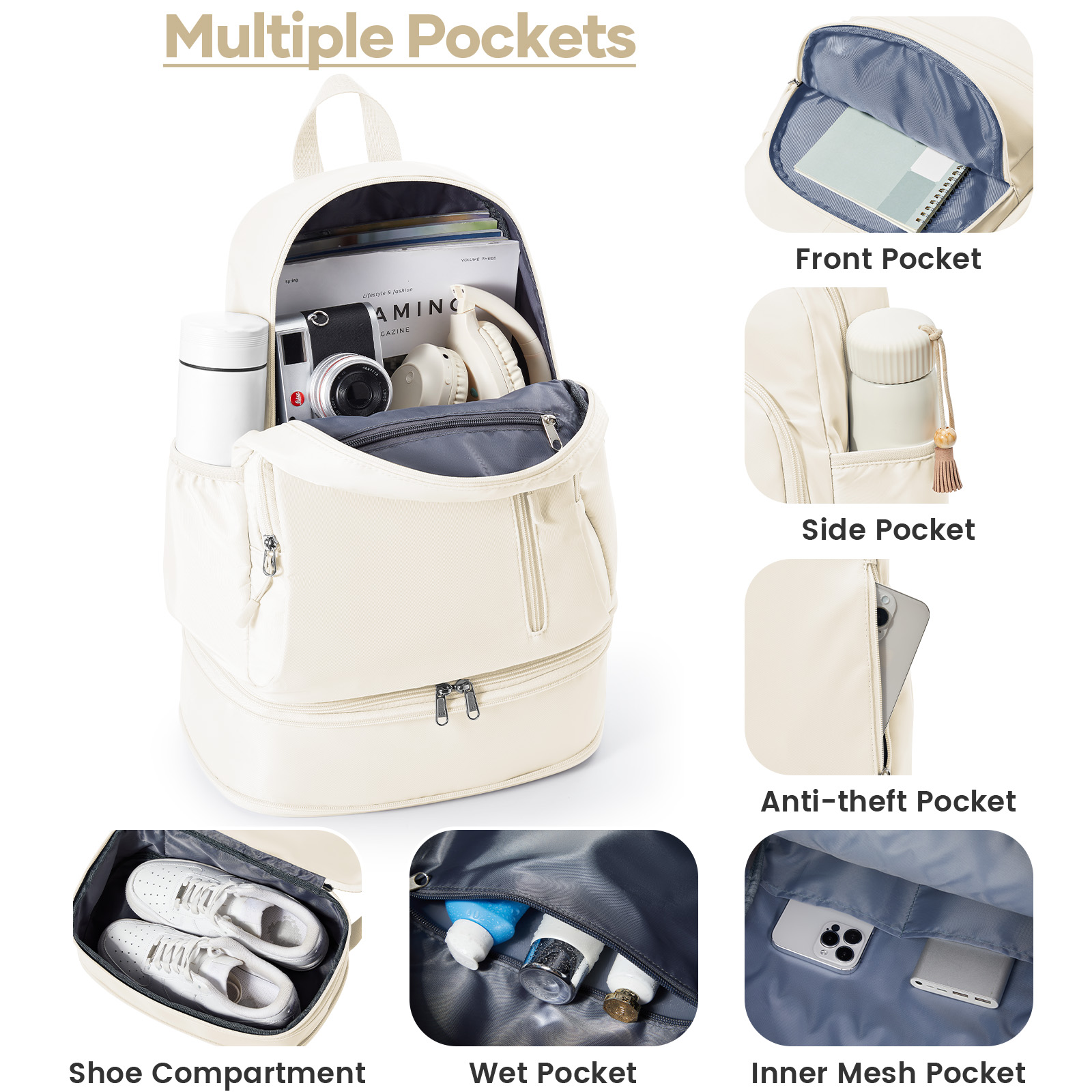 Fitness-Rucksack für Damen, Wa – Women'S Shoes Volleyball Bewertung und Preis