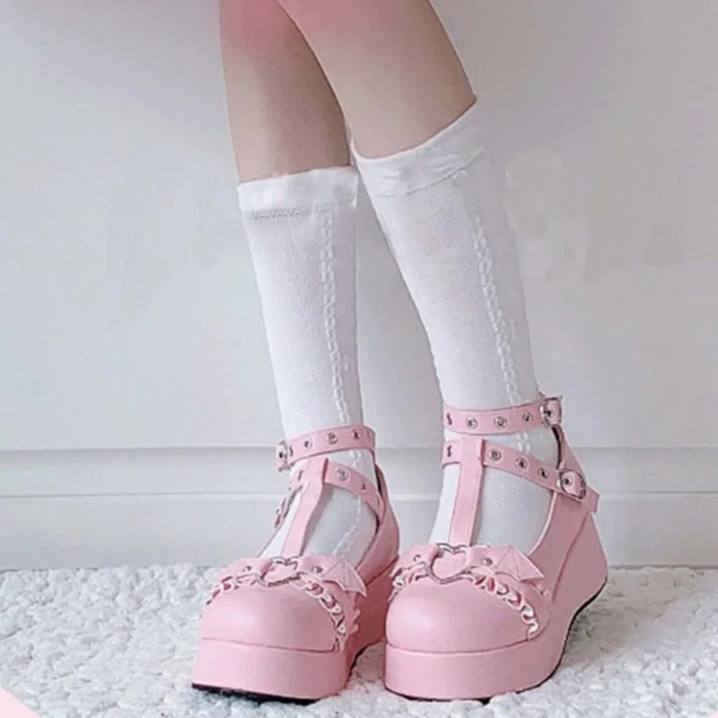Neue Sweet Heart Buckle Wedges – Women'S Shoes Everyday Bewertung und Preis