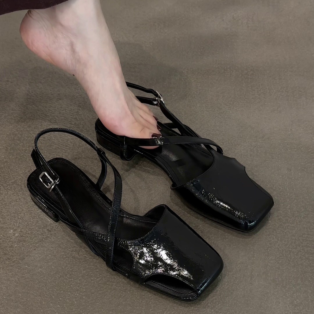 Modische Lackleder-Sandalen mi – Women Shoes For Walking Bewertung und Preis