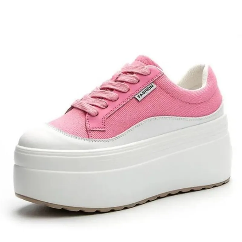 8cm Neue Leinwand Echtes Leder – Women'S Shoes Com Bewertung und Preis