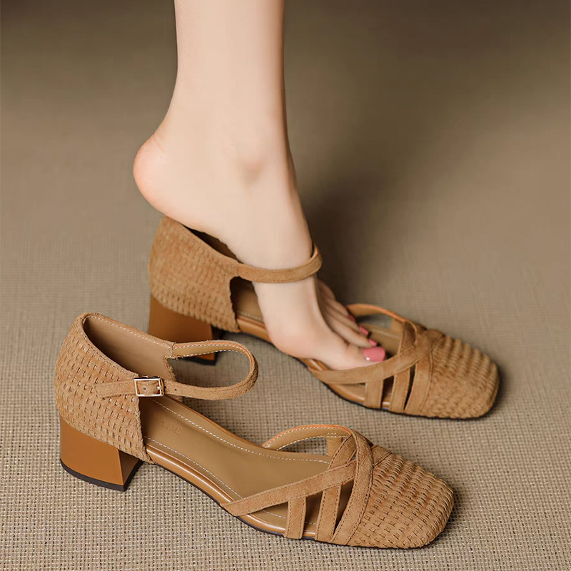Retro-Webart-High-Heel-Sandale – Women'S Shoes Everyday Bewertung und Preis