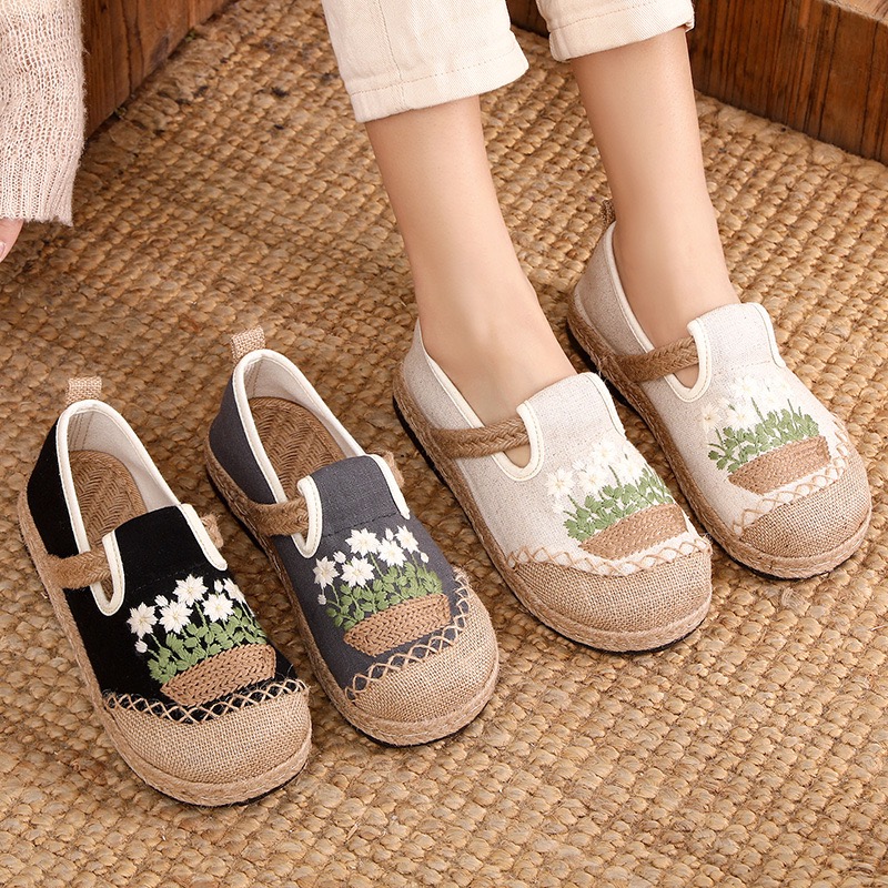 Veowalk Blumen Bestickt Frauen – Women'S Shoes Vegan Bewertung und Preis