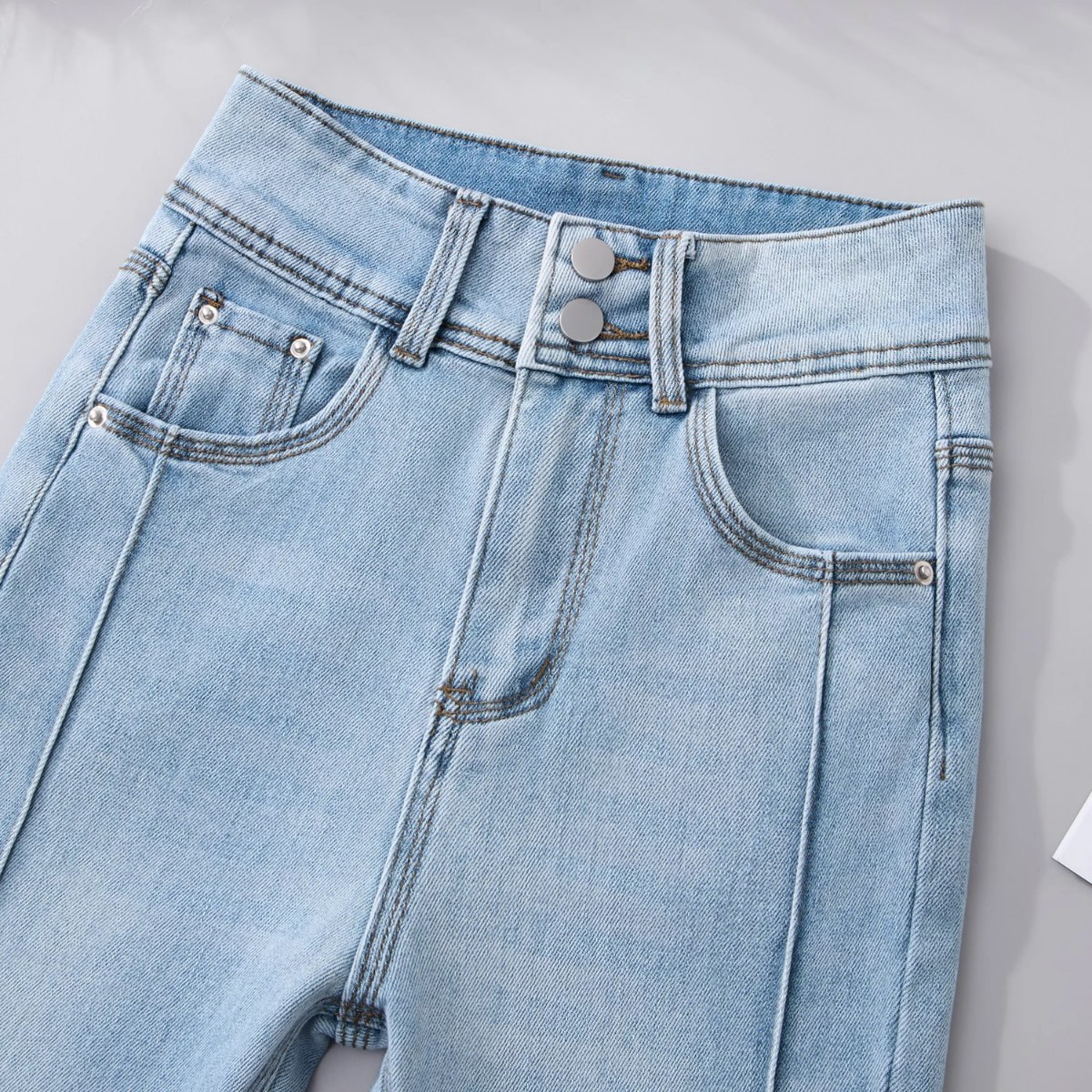 Hellblaue Schlaghose für Damen – Women Shoes Jeans Bewertung und Preis