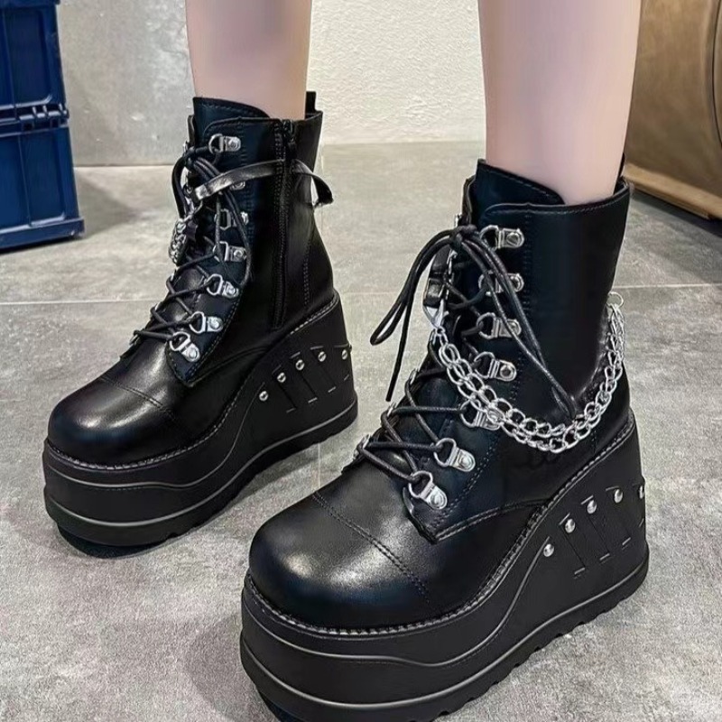 10CM Neue Gothic-Style Plateau – Women Shoes Ksa Bewertung und Preis